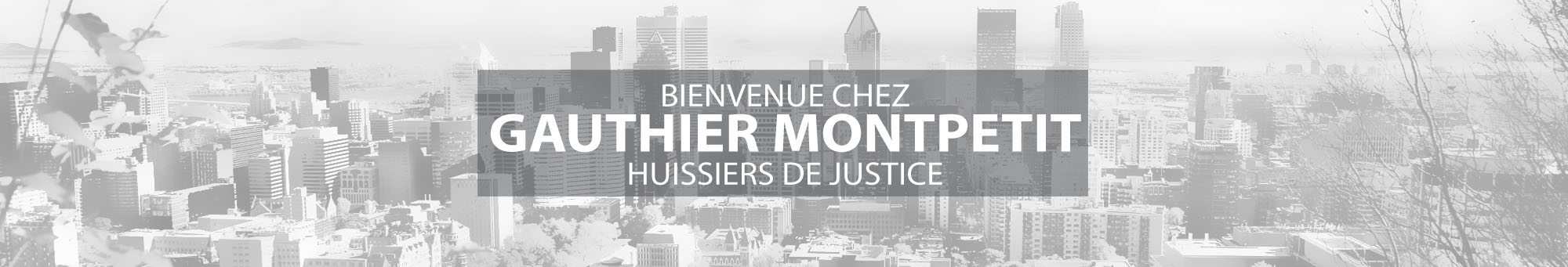 Gauthier Montpetit Huissiers